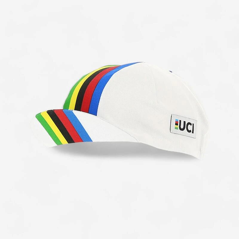 Casquette Vélo Route - Santini UCI Rainbow 4 Casquette Vélo Route - Santini UCI Rainbow – Image 2