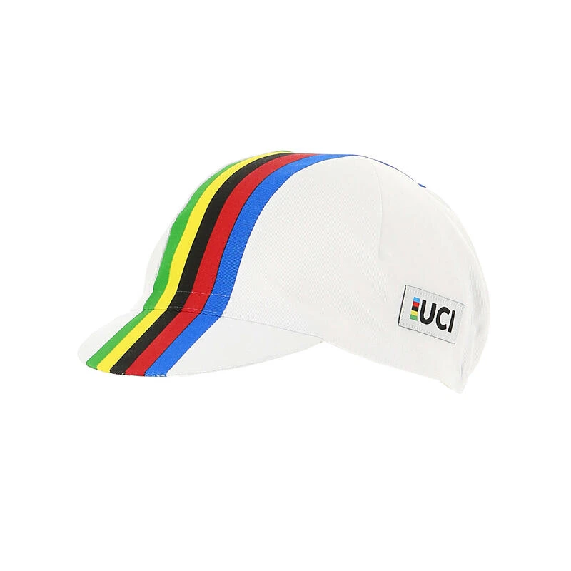 Casquette Vélo Route - Santini UCI Rainbow 5 Casquette Vélo Route - Santini UCI Rainbow – Image 3