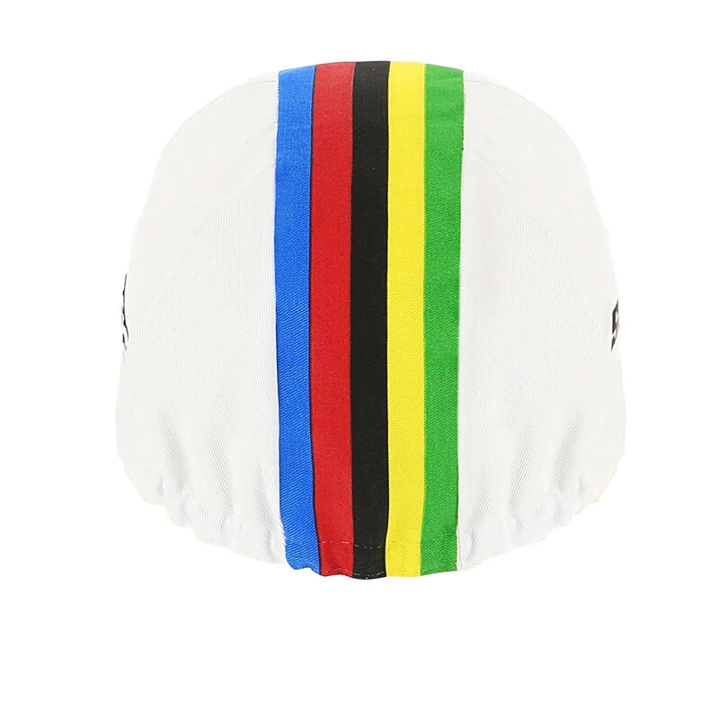 Casquette Vélo Route - Santini UCI Rainbow 6 Casquette Vélo Route - Santini UCI Rainbow – Image 4