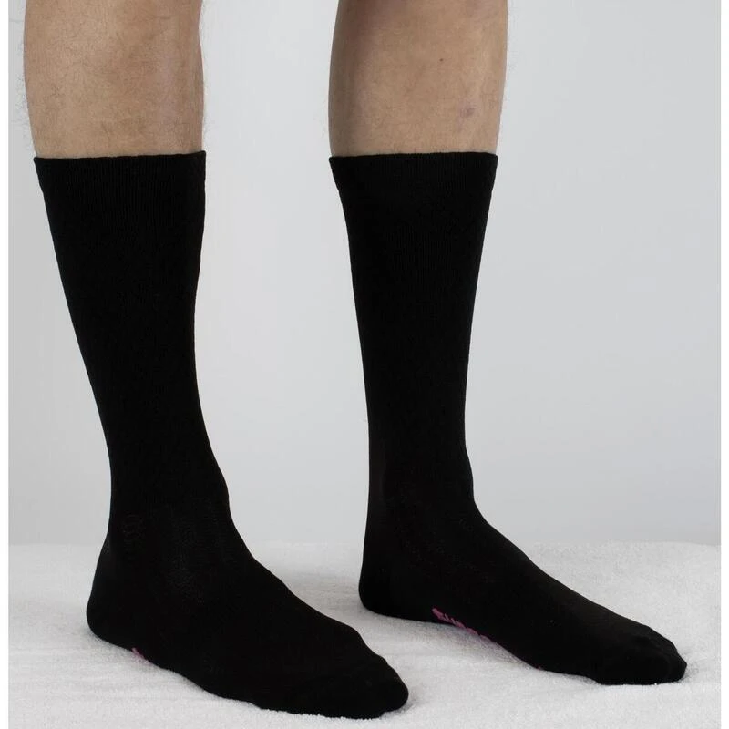 Chaussettes Verticale Bordeaux 4 Chaussettes Verticale Bordeaux – Image 2