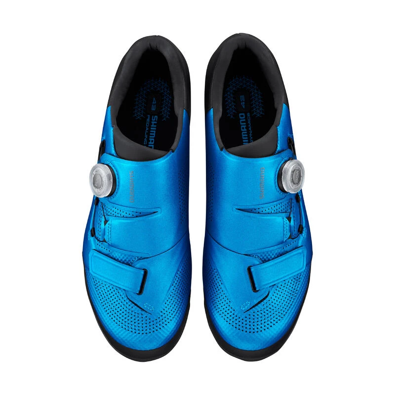 CHAUSSURES VTT SHIMANO SH-XC500 BLEU 3 CHAUSSURES VTT SHIMANO SH-XC500 BLEU