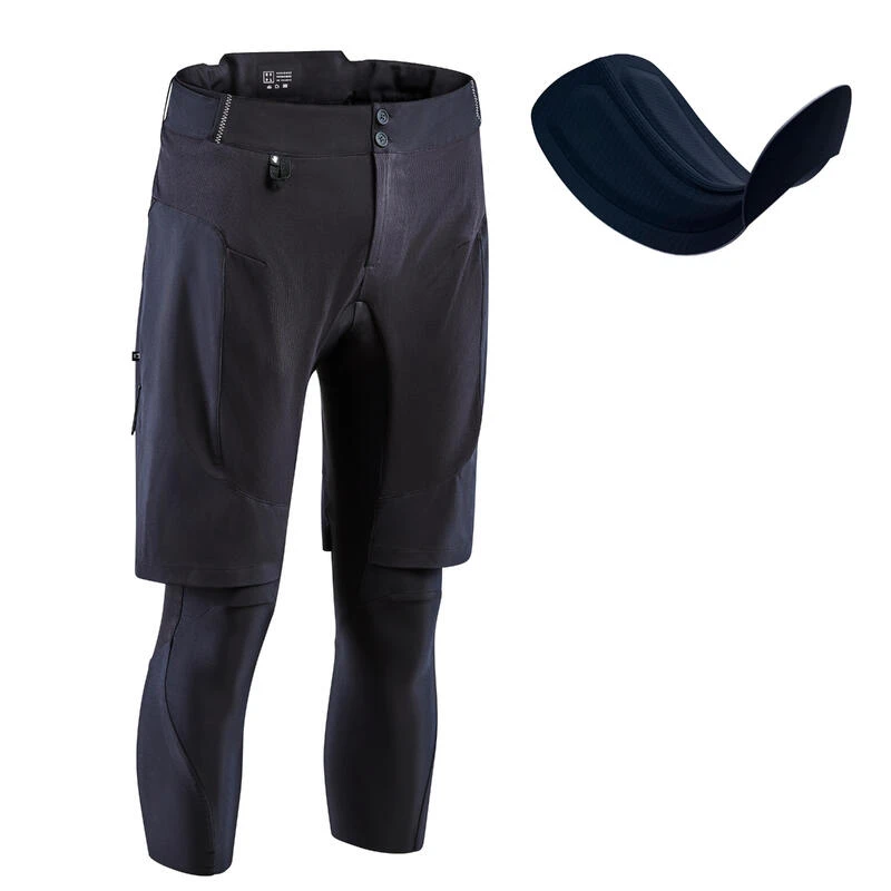 Rockrider COMBO SHORT / SOUS SHORT, 2 EN 1, DE VELO VTT EXPL 500 HOMME NOIR 3 Rockrider COMBO SHORT / SOUS SHORT, 2 EN 1, DE VELO VTT EXPL 500 HOMME NOIR