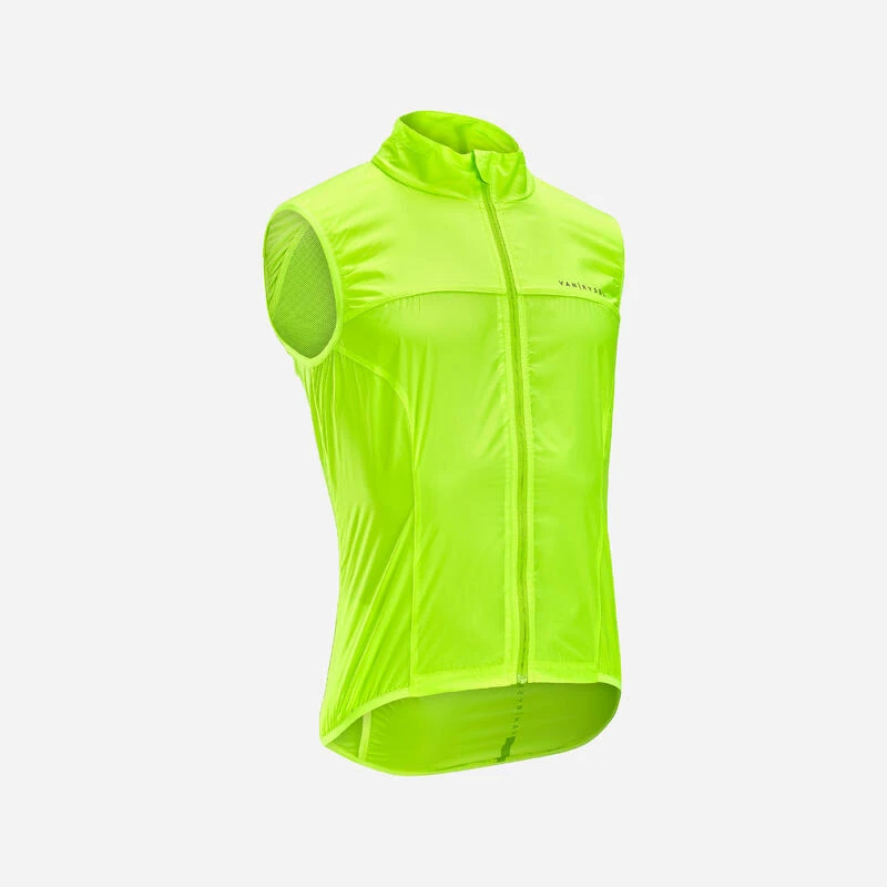 COUPE-VENT VELO ROUTE SANS MANCHE HOMME - RACER ULTRA-LIGHT JAUNE 3 COUPE-VENT VELO ROUTE SANS MANCHE HOMME - RACER ULTRA-LIGHT JAUNE