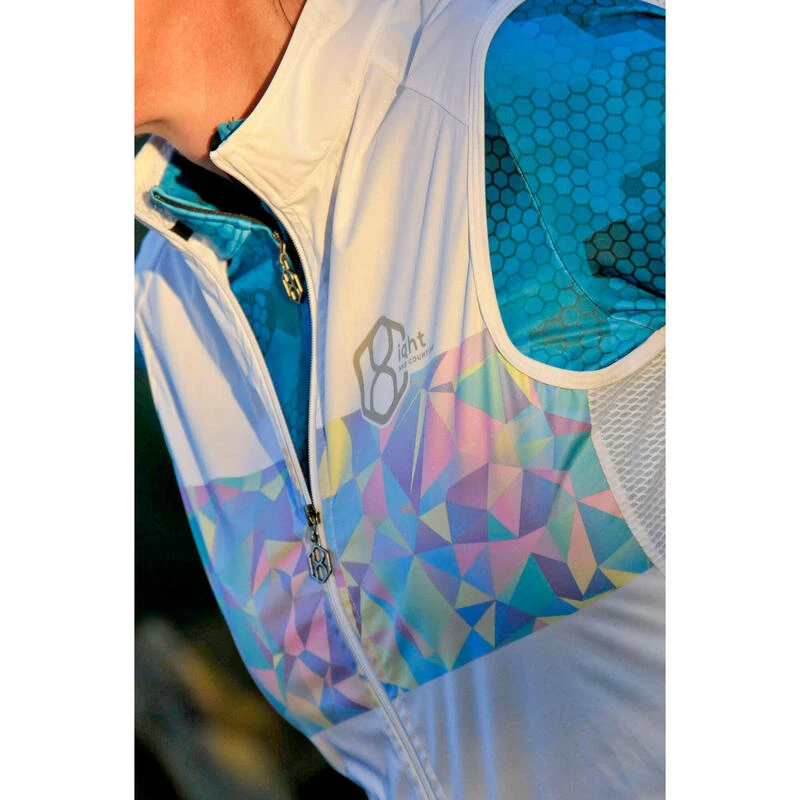 Coupe-vents Vélo Sans Manchen Pour Femmes En Blanc 8andCounting 6 Coupe-vents Vélo Sans Manchen Pour Femmes En Blanc 8andCounting – Image 4