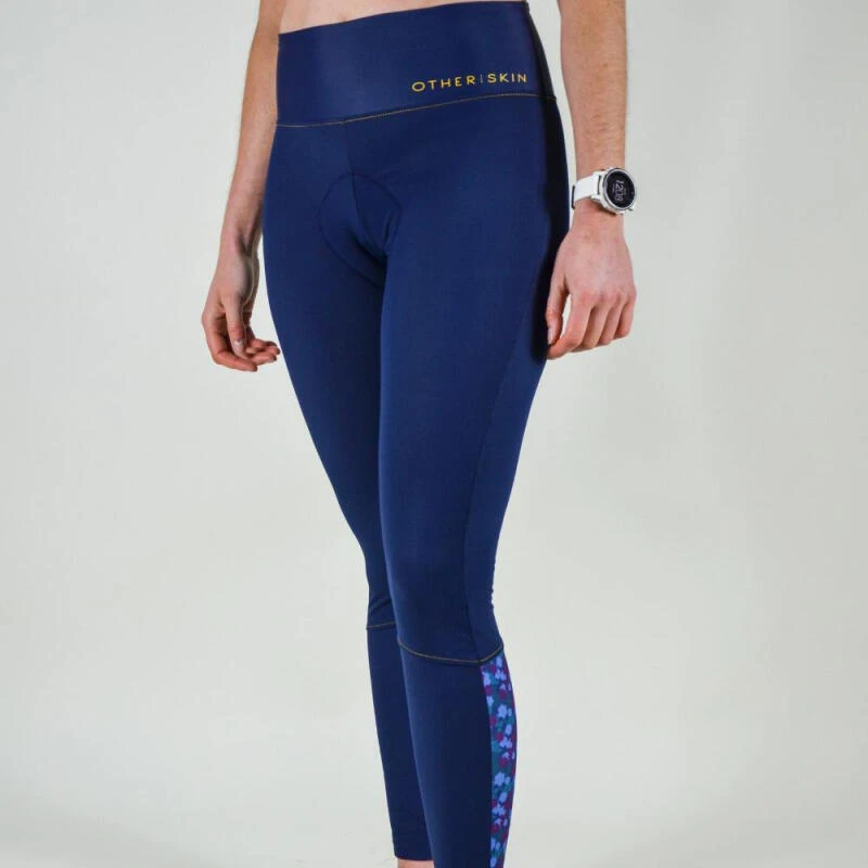 Cuissard Long Cyclisme Femme Bleu Ecoresponsable 3 Cuissard Long Cyclisme Femme Bleu Ecoresponsable