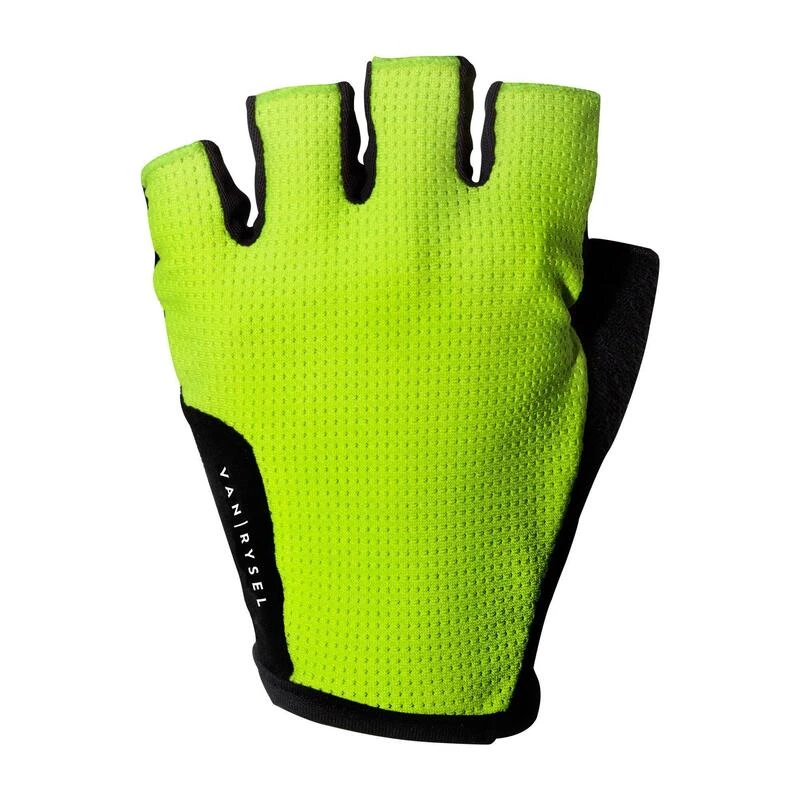 Gants Vélo Route 500 Jaune Fluo 4 Gants Vélo Route 500 Jaune Fluo – Image 2