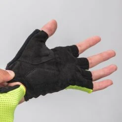 Gants Vélo Route 500 Jaune Fluo 11 Gants Vélo Route 500 Jaune Fluo -Vélo Mania gants velo route 500 jaune fluo 4