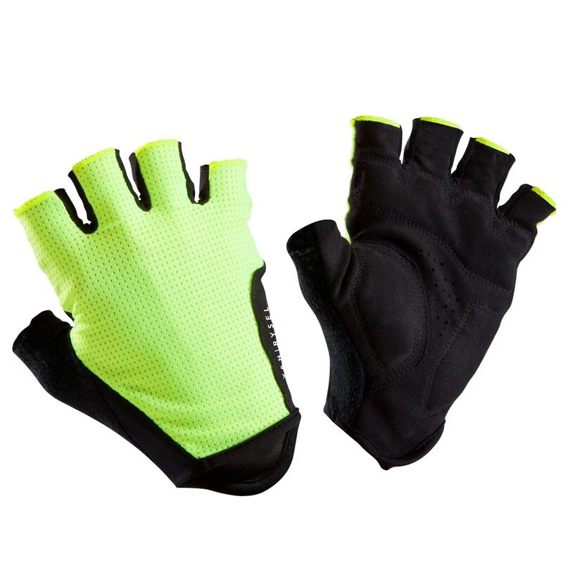 Gants Vélo Route 500 Jaune Fluo 3 Gants Vélo Route 500 Jaune Fluo