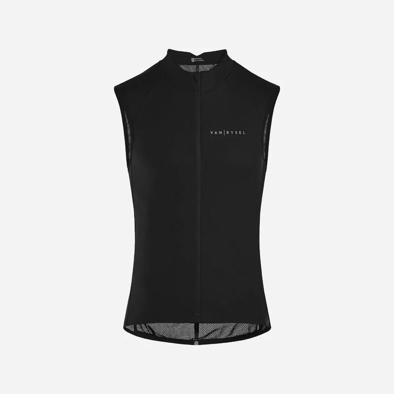 GILET COUPE-VENT VELO ROUTE HOMME - RACER Noir 5 GILET COUPE-VENT VELO ROUTE HOMME - RACER Noir – Image 3