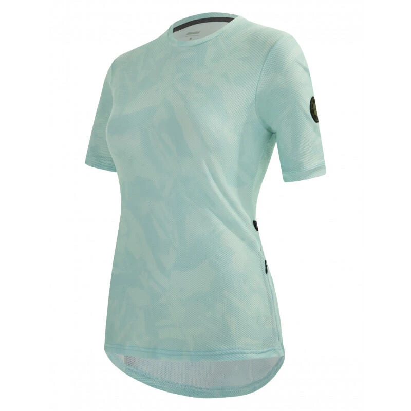Santini Gravel Delta - T-shirt Technique Femme Acqua 5 Santini Gravel Delta - T-shirt Technique Femme Acqua – Image 3