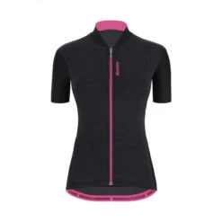 Santini Gravel - Maillot Femme Noir Velò