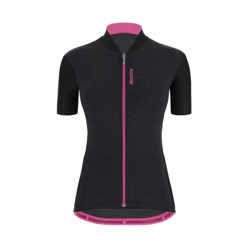 Santini Gravel - Maillot Femme Noir Velò 3 Santini Gravel - Maillot Femme Noir Velò