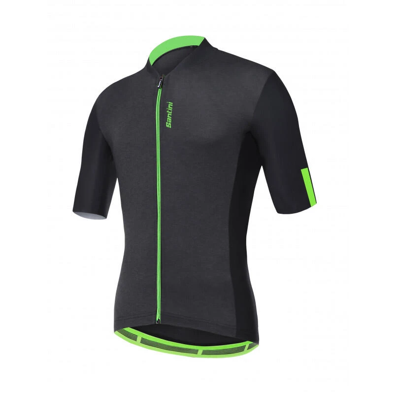 Santini Gravel - Maillot - Unisex - Noir - Vélo 5 Santini Gravel - Maillot - Unisex - Noir - Vélo – Image 3