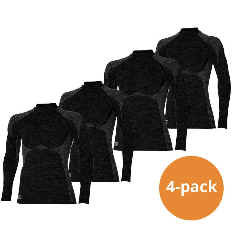 Heatkeeper Sous-vêtements De Ski Thermiques Homme Premium Noir - Lot De 4 3 Heatkeeper Sous-vêtements De Ski Thermiques Homme Premium Noir - Lot De 4
