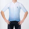 Jersey Vélo Château Blanc/Bleu Homme -Vélo Mania jersey velo chateau blancbleu homme