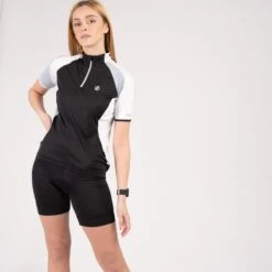 Dare 2b Maillot COMPASSION Femme (Noir / Blanc) 10 Dare 2b Maillot COMPASSION Femme (Noir / Blanc) -Vélo Mania maillot compassion femme noir blanc 3