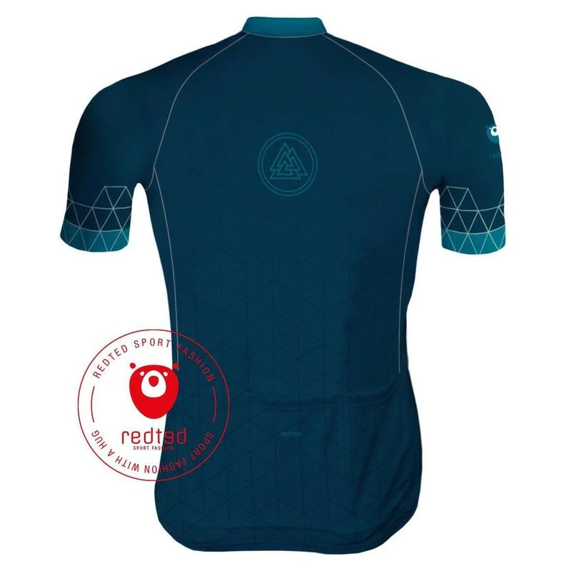 Maillot Cyclisme Viking Bleu De Mer - REDTED 4 Maillot Cyclisme Viking Bleu De Mer - REDTED – Image 2