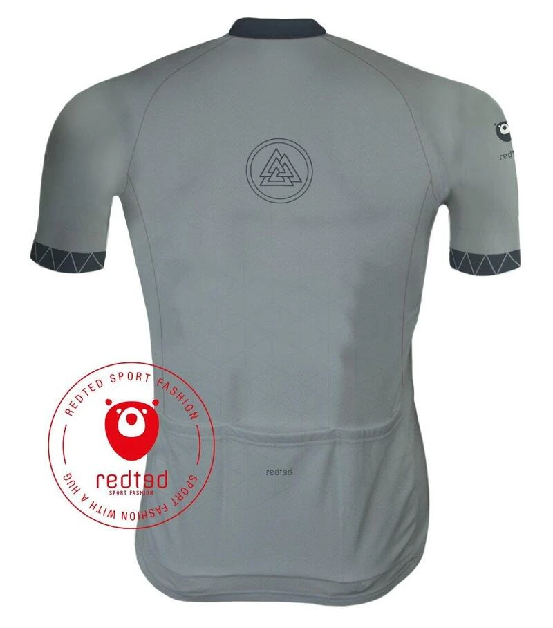 Maillot Cyclisme VIKING Gris - REDTED 4 Maillot Cyclisme VIKING Gris - REDTED – Image 2