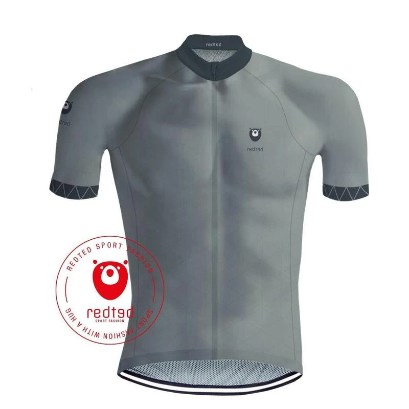 Maillot Cyclisme VIKING Gris - REDTED 3 Maillot Cyclisme VIKING Gris - REDTED