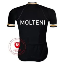 Maillot Cyclisme Vintage Molteni - REDTED - Noir 8 Maillot Cyclisme Vintage Molteni - REDTED - Noir -Vélo Mania maillot cyclisme vintage molteni redted noir 6