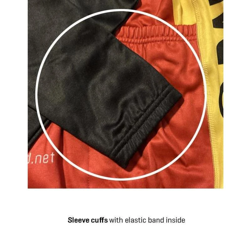 MAILLOT CYCLISME VINTAGE (POLAIRE) TI-RALEIGH – REDTED 5 MAILLOT CYCLISME VINTAGE (POLAIRE) TI-RALEIGH – REDTED – Image 3