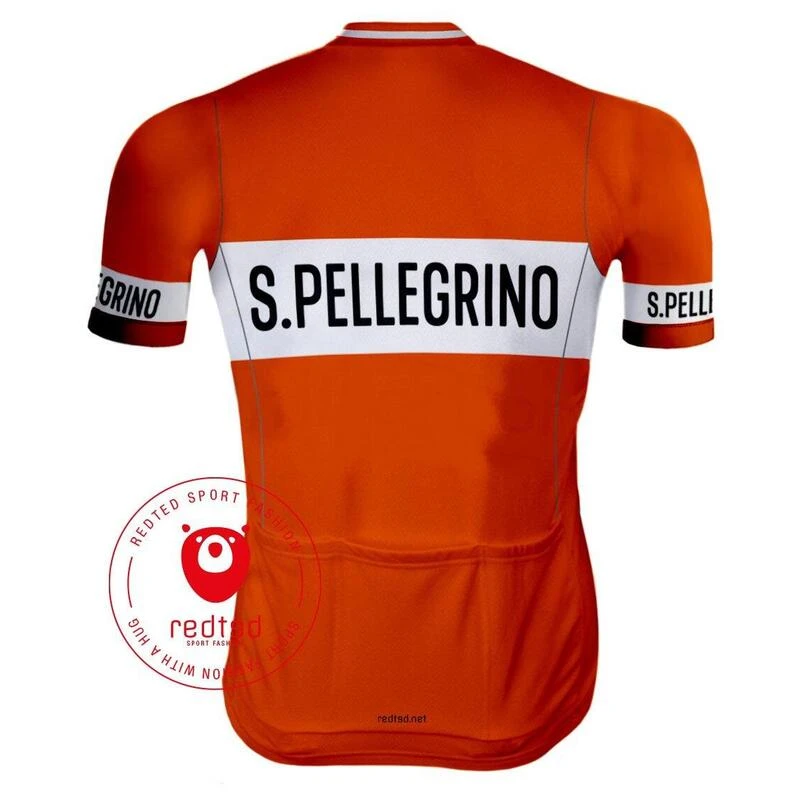Maillot Cyclisme Vintage San Pellegrino - RedTed 4 Maillot Cyclisme Vintage San Pellegrino - RedTed – Image 2