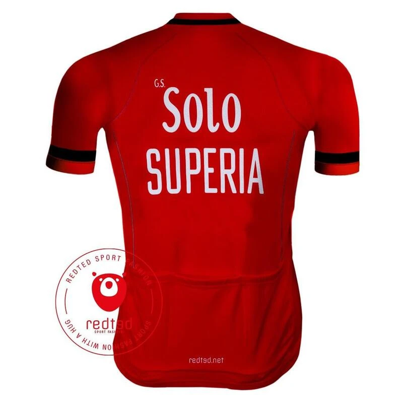 Maillot Cyclisme Vintage Solo Superia - RedTed 4 Maillot Cyclisme Vintage Solo Superia - RedTed – Image 2