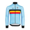 Bioracer Maillot Cycliste à Manches Longues - Bleu - Officiel Equipe Belgique (2023) -Vélo Mania maillot cycliste a manches longues bleu officiel equipe belgique 2023