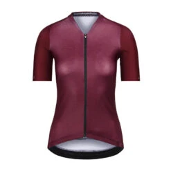 Bioracer Maillot Cycliste Icon Pour Femmes - Bordeaux - Coldblack