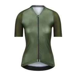Bioracer Maillot Cycliste Icon Pour Femmes - Vert - Coldblack