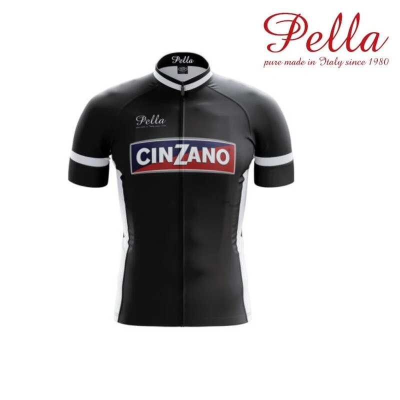 Maillot De Cyclisme à Manches Courtes Cinzano Vintage 3 Maillot De Cyclisme à Manches Courtes Cinzano Vintage