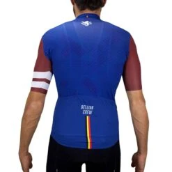 Maillot De Cyclisme Manches Courtes Bleu & Rouge 'Paterberg' 7 Maillot De Cyclisme Manches Courtes Bleu & Rouge 'Paterberg' -Vélo Mania maillot de cyclisme manches courtes bleu and rouge paterberg 1