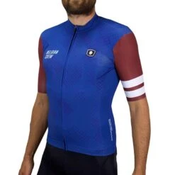 Maillot De Cyclisme Manches Courtes Bleu & Rouge 'Paterberg' 8 Maillot De Cyclisme Manches Courtes Bleu & Rouge 'Paterberg' -Vélo Mania maillot de cyclisme manches courtes bleu and rouge paterberg 2