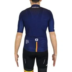 Maillot De Cyclisme Manches Courtes Bleu Marine 'Koppenberg' -Vélo Mania maillot de cyclisme manches courtes bleu marine koppenberg 1