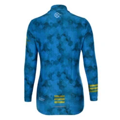 Maillot De Cyclisme Ouatiné Manches Longues Pour Femmes Bleu 8andCounting 10 Maillot De Cyclisme Ouatiné Manches Longues Pour Femmes Bleu 8andCounting -Vélo Mania maillot de cyclisme ouatine manches longues pour femmes bleu 8andcounting 3
