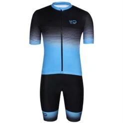 Maillot De Vélo Manches Courtes WAVE Noir/bleu 9 Maillot De Vélo Manches Courtes WAVE Noir/bleu -Vélo Mania maillot de velo manches courtes wave noirbleu 3