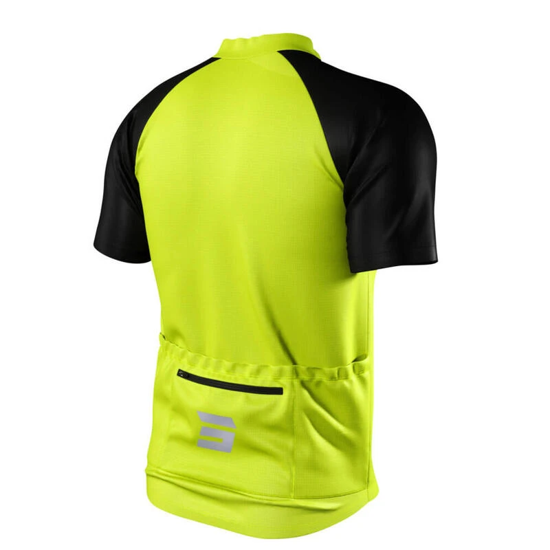 Maillot Manches Courtes Shot Unlimited Zip Jaune 5 Maillot Manches Courtes Shot Unlimited Zip Jaune – Image 3