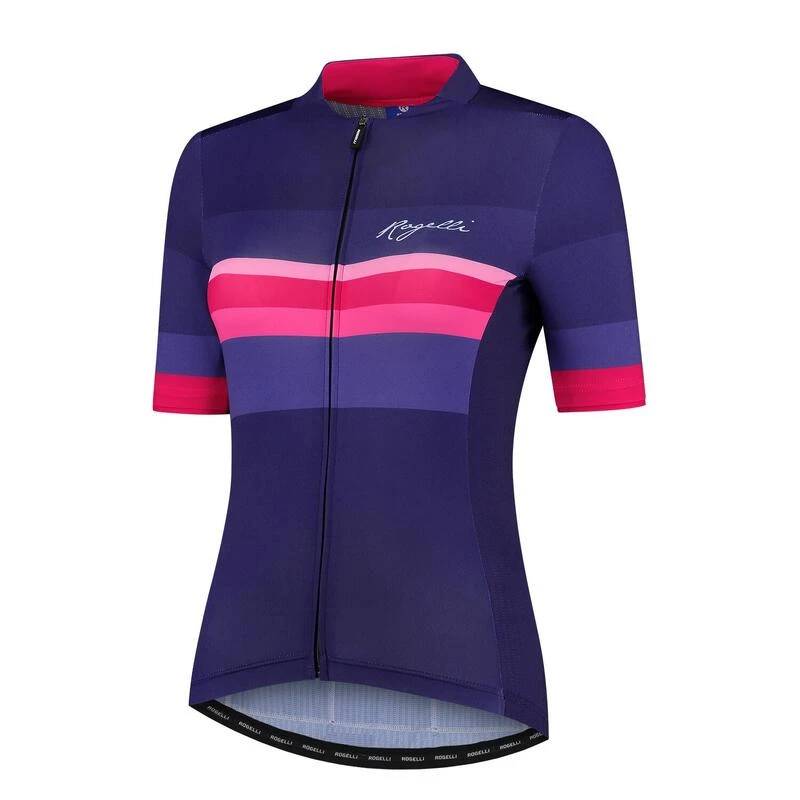 Rogelli Maillot Manches Courtes Velo Femme - Calm 3 Rogelli Maillot Manches Courtes Velo Femme - Calm