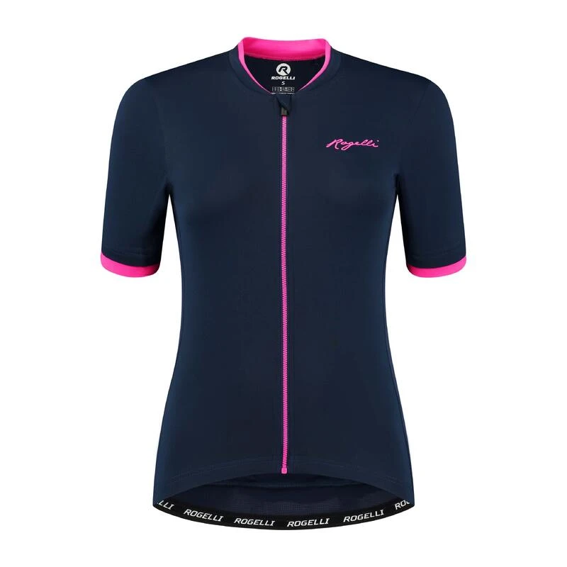 Rogelli Maillot Manches Courtes Velo Femme - Essential 3 Rogelli Maillot Manches Courtes Velo Femme - Essential
