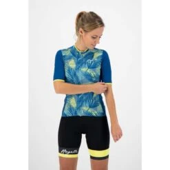 Rogelli Maillot Manches Courtes Velo Femme - Leaf -Vélo Mania maillot manches courtes velo femme leaf 3