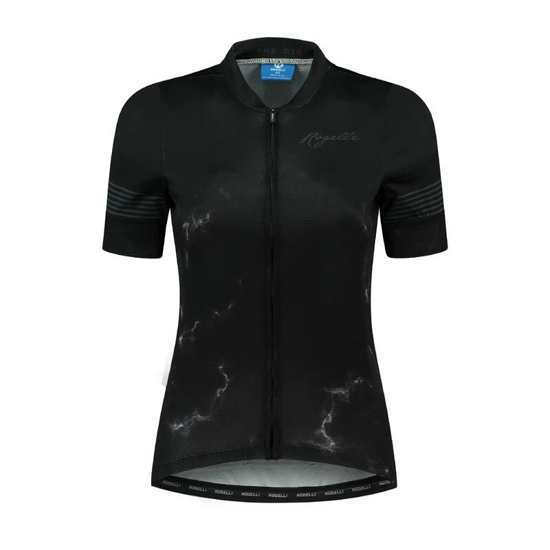 Rogelli Maillot Manches Courtes Velo Femme - Marble 3 Rogelli Maillot Manches Courtes Velo Femme - Marble