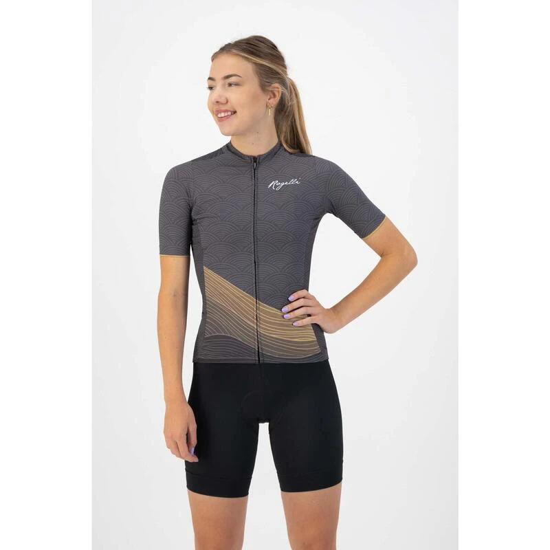 Rogelli Maillot Manches Courtes Velo Femme - Peace 4 Rogelli Maillot Manches Courtes Velo Femme - Peace – Image 2