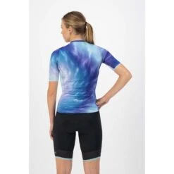 Rogelli Maillot Manches Courtes Velo Femme - Tie Dye -Vélo Mania maillot manches courtes velo femme tie dye 7