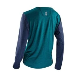 LEATT Maillot Manches Longues Femme - DBX 2.0 Turquoise -Vélo Mania maillot manches longues femme dbx 20 turquoise 2