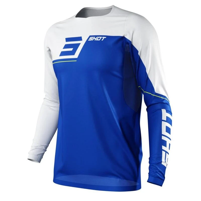 Maillot Manches Longues Shot Revolt Bleu 3 Maillot Manches Longues Shot Revolt Bleu