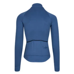 Isadore Maillot Signature Deep Winter à Manches Longues Bijou Blue -Vélo Mania maillot signature deep winter a manches longues bijou blue 1
