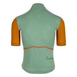 Isadore Maillot Signature Jade Green / Sudan Brown -Vélo Mania maillot signature jade green sudan brown 1