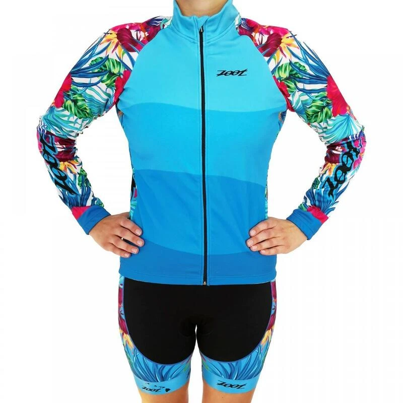 Maillot Thermocycliste à Manches Longues Pour Dames ZOOT 3 Maillot Thermocycliste à Manches Longues Pour Dames ZOOT