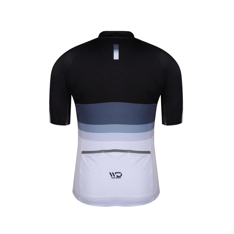 Maillot Vélo HERO Noir/blanc 4 Maillot Vélo HERO Noir/blanc – Image 2