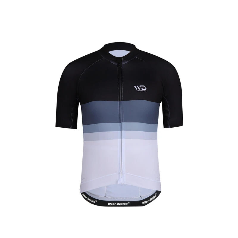 Maillot Vélo HERO Noir/blanc 3 Maillot Vélo HERO Noir/blanc
